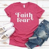 Faith over Fear (White lettering)