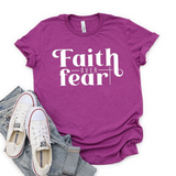 Faith over Fear (White lettering)