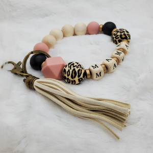 Mama leopard Wristlet