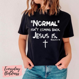Normal isn't coming back Jesus IS