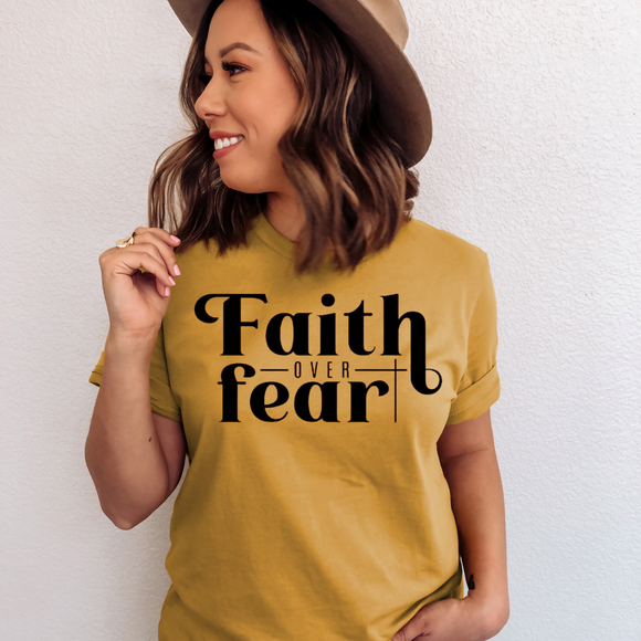 Faith over fear (black lettering)