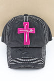 Faith Cross Hat (multiple colors)