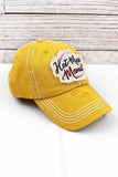 Hot Mess Mama Yellow Cap